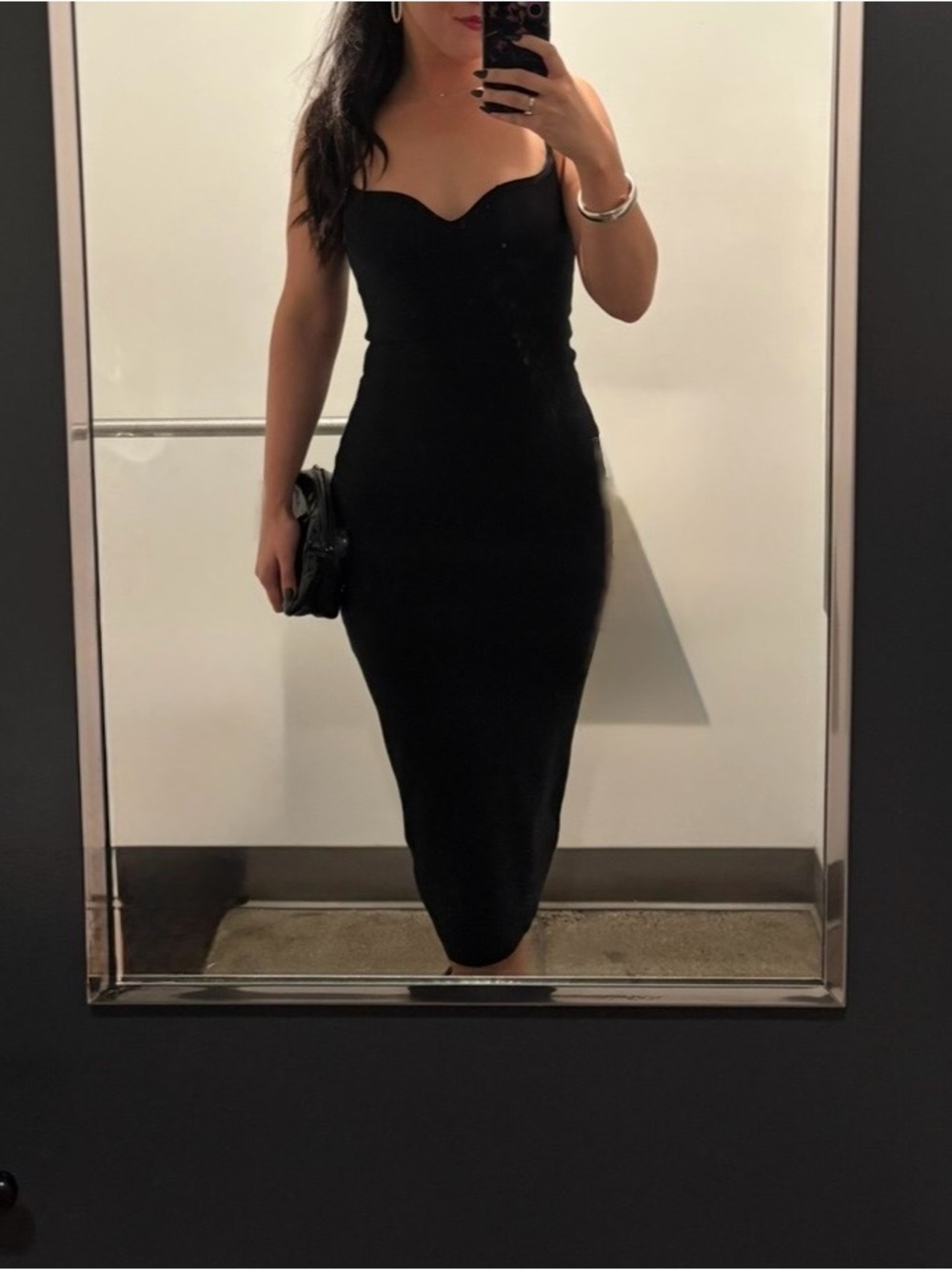 House of CB Domenica Black Bondage Dress size Large